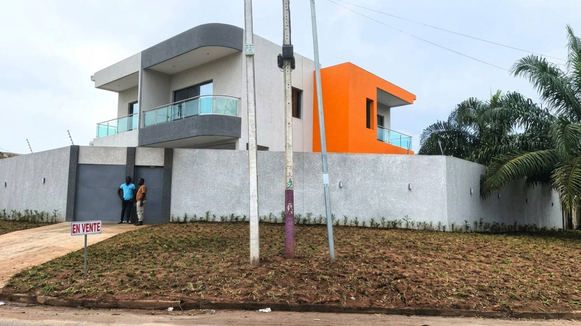 Projet R+1 avec fondation R+2 – Deux plateaux, Abidjan